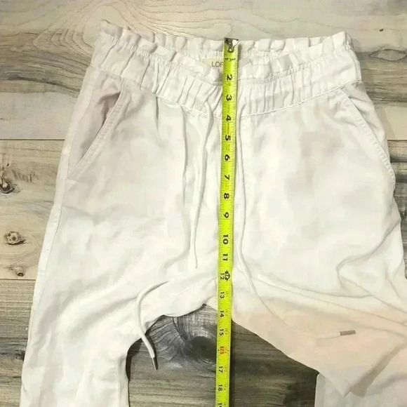 NWT Loft Beach Pants Casual Pants Women’s White size XS - Picture 10 of 11